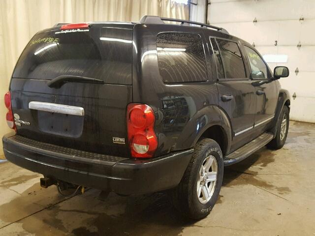 1D4HB58D34F159604 - 2004 DODGE DURANGO LI BLACK photo 4