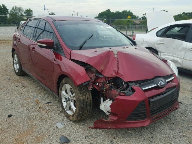 1FADP3K2XEL233425 - 2014 FORD FOCUS SE RED photo 1