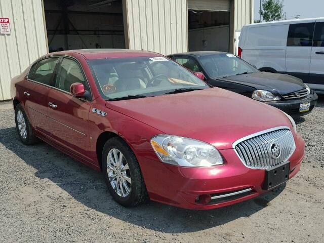 1G4HC5E19AU107062 - 2010 BUICK LUCERNE CX RED photo 1