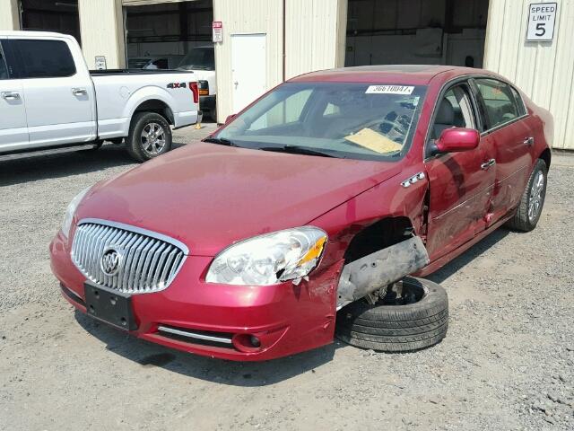 1G4HC5E19AU107062 - 2010 BUICK LUCERNE CX RED photo 2