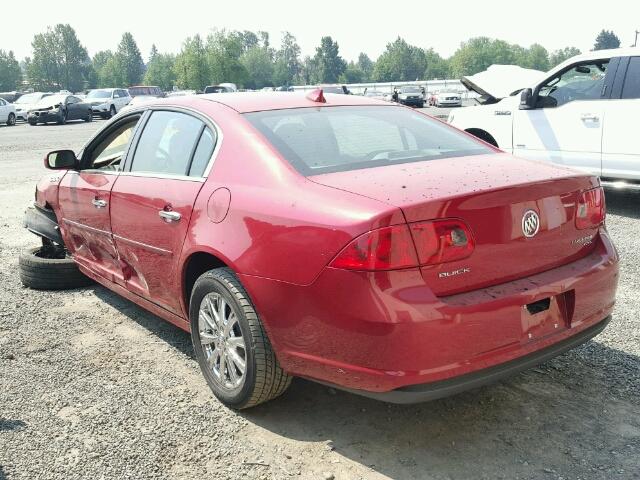 1G4HC5E19AU107062 - 2010 BUICK LUCERNE CX RED photo 3