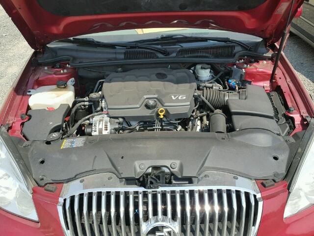 1G4HC5E19AU107062 - 2010 BUICK LUCERNE CX RED photo 7