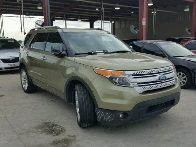 1FM5K7D80DGC94095 - 2013 FORD EXPLORER GREEN photo 1