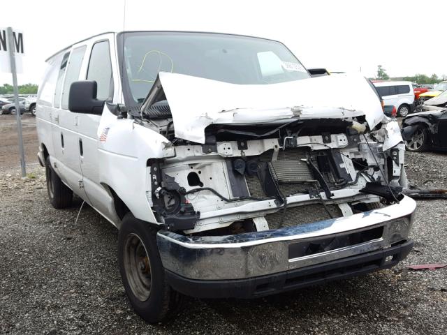 1FTNE1EW6EDA07240 - 2014 FORD ECONOLINE WHITE photo 1