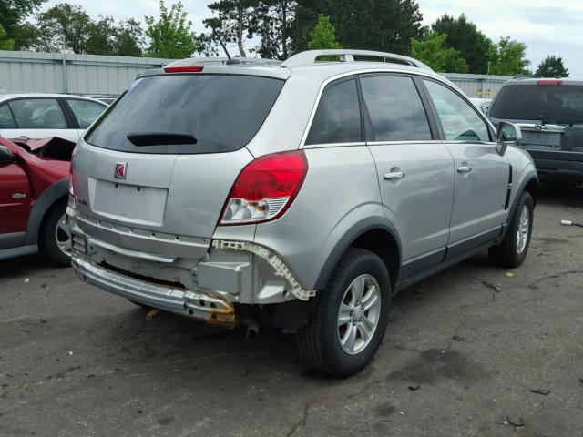 3GSCL33PX8S659744 - 2008 SATURN VUE XE SILVER photo 4