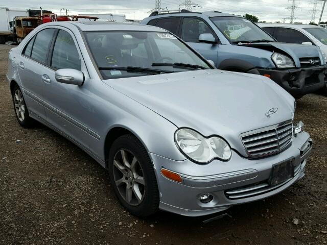 WDBRF92H57F922024 - 2007 MERCEDES-BENZ C 280 4MAT SILVER photo 1