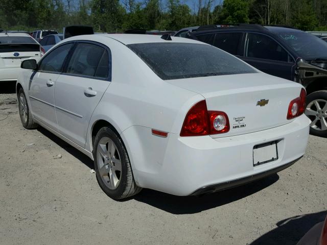1G1ZB5E02CF282496 - 2012 CHEVROLET MALIBU LS WHITE photo 3