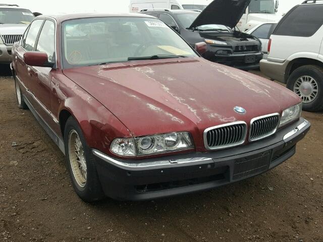 WBAGJ8325WDM23016 - 1998 BMW 740 IL RED photo 1