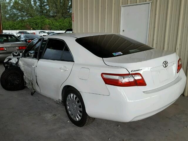 4T1BE46K79U876687 - 2009 TOYOTA CAMRY BASE WHITE photo 3