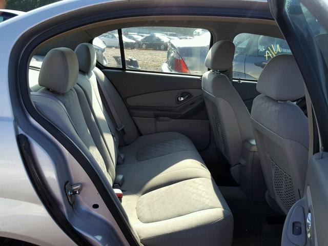 1G1ZT52865F269986 - 2005 CHEVROLET MALIBU LS SILVER photo 6