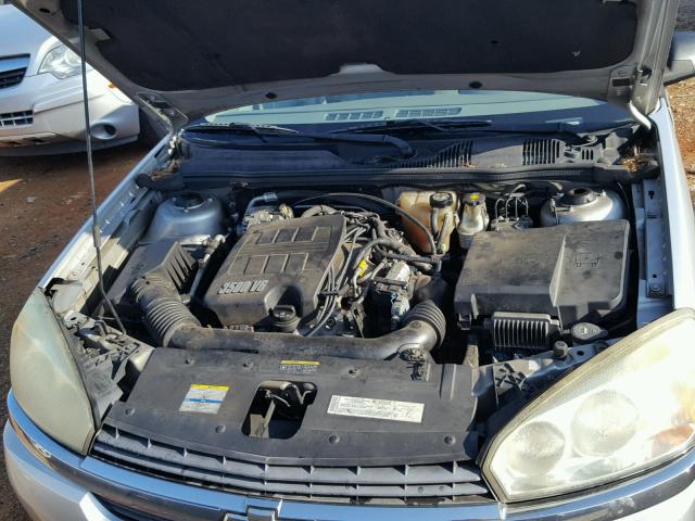 1G1ZT52865F269986 - 2005 CHEVROLET MALIBU LS SILVER photo 7