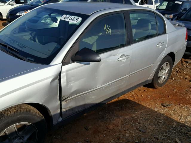 1G1ZT52865F269986 - 2005 CHEVROLET MALIBU LS SILVER photo 9