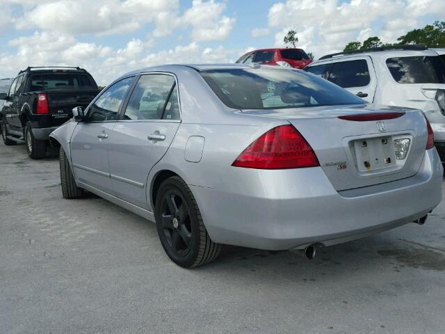 1HGCM65516A024515 - 2006 HONDA ACCORD EX SILVER photo 3