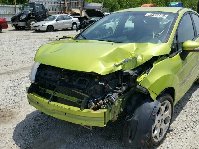 3FADP4CJ5BM203349 - 2011 FORD FIESTA SEL GREEN photo 9