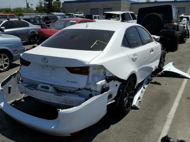 JTHBE1D25E5007188 - 2014 LEXUS IS 350 WHITE photo 4