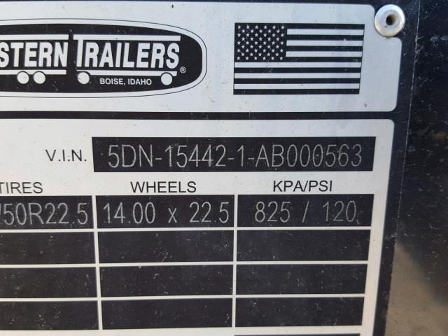 5DN154421AB000563 - 2010 OTHER TRAILER BLACK photo 10
