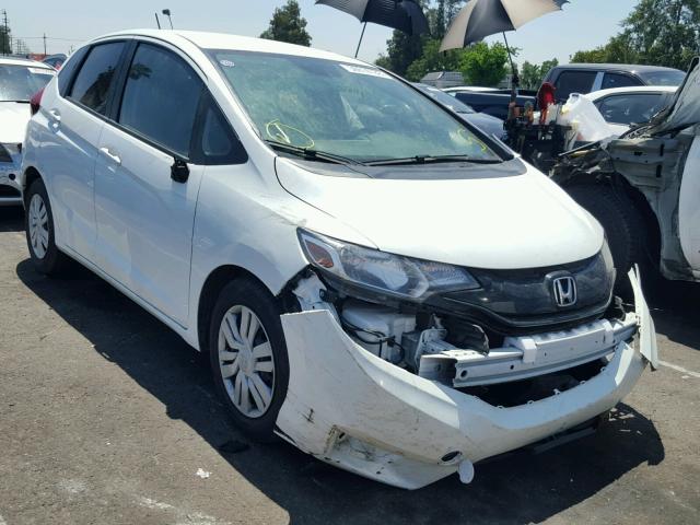 JHMGK5H57HS008942 - 2017 HONDA FIT LX WHITE photo 1