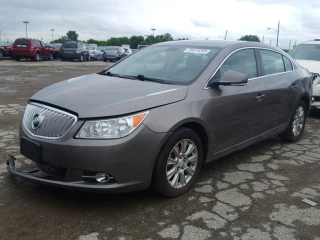 1G4GD5ER3CF208149 - 2012 BUICK LACROSSE P GRAY photo 2