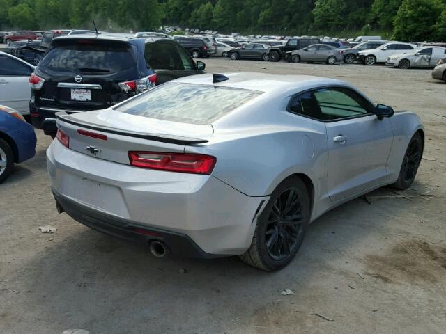 1G1FB1RS4H0142452 - 2017 CHEVROLET CAMARO LT SILVER photo 4