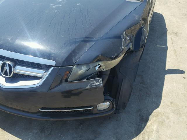 19UUA76508A028687 - 2008 ACURA TL TYPE S BLACK photo 9