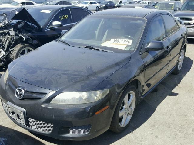 1YVHP80C485M23504 - 2008 MAZDA 6 I შავი ფოტო 2