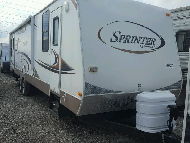 4YDT3102X91532341 - 2009 KEYSTONE SPRINTER WHITE photo 1