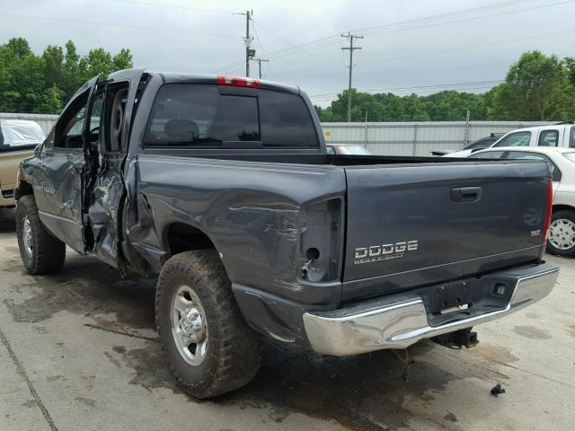 3D7KA28D14G172165 - 2004 DODGE RAM 2500 S GRAY photo 3