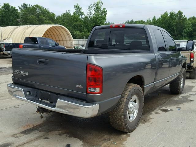 3D7KA28D14G172165 - 2004 DODGE RAM 2500 S GRAY photo 4