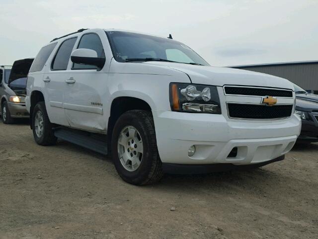 1GNFK13007R207717 - 2007 CHEVROLET TAHOE K150 WHITE photo 1