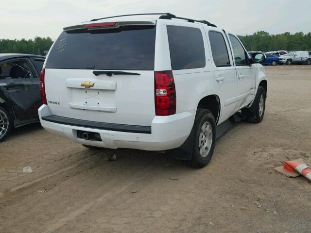 1GNFK13007R207717 - 2007 CHEVROLET TAHOE K150 WHITE photo 4