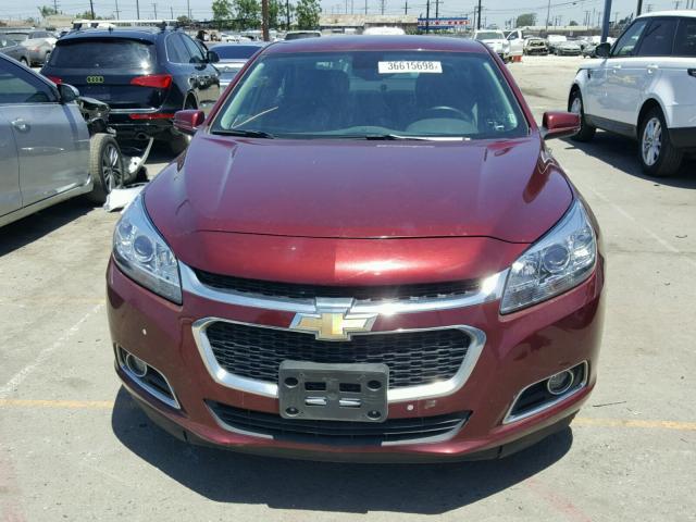 1G11E5SA8GF112361 - 2016 CHEVROLET MALIBU LIM BURGUNDY photo 9