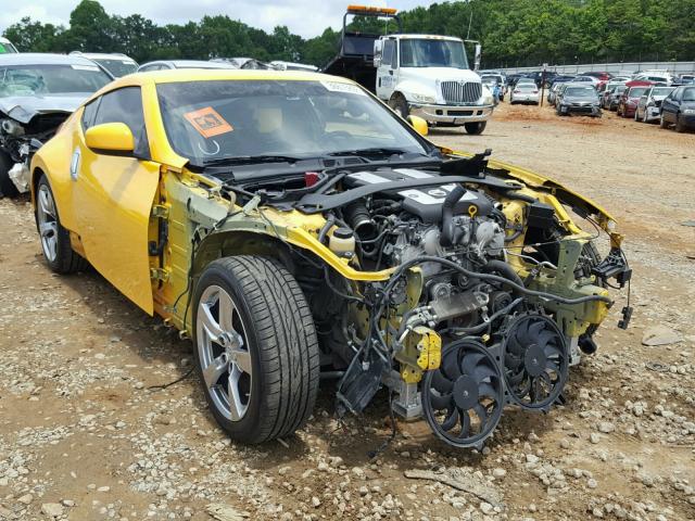 JN1AZ44E99M410456 - 2009 NISSAN 370Z YELLOW photo 1