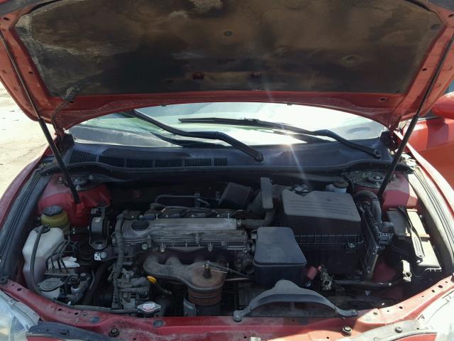 4T1BE46K47U184741 - 2007 TOYOTA CAMRY NEW RED photo 7