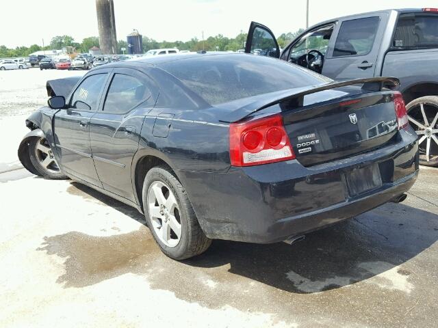 2B3CK9CV6AH269427 - 2010 DODGE CHARGER RA BLACK photo 3