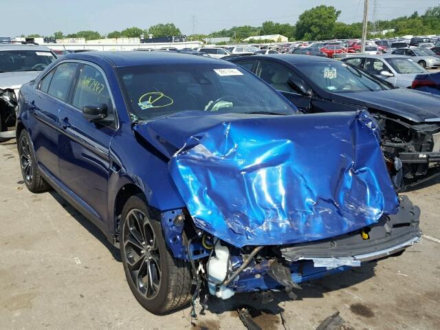 1FAHP2KT4DG120534 - 2013 FORD TAURUS SHO BLUE photo 1