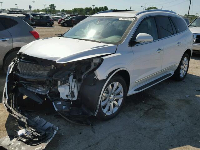 5GAKVCKD7GJ346581 - 2016 BUICK ENCLAVE WHITE photo 2