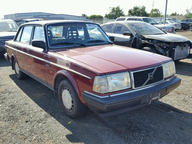 YV1AX884XJ1311866 - 1988 VOLVO 244 DL MAROON photo 1