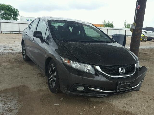 19XFB2F99DE020394 - 2013 HONDA CIVIC EXL Braun Foto 1