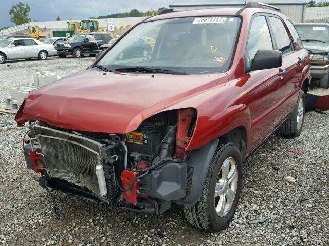 KNDKG3A41A7702375 - 2010 KIA SPORTAGE L RED photo 3