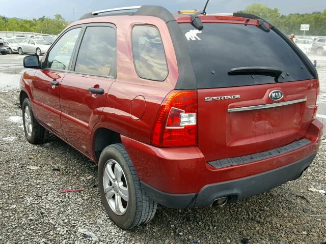 KNDKG3A41A7702375 - 2010 KIA SPORTAGE L RED photo 4