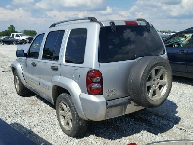 1J4GL58KX6W220500 - 2006 JEEP LIBERTY LI SILVER photo 3