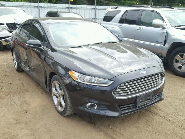 3FA6P0H79DR320288 - 2013 FORD FUSION SE BLACK photo 1