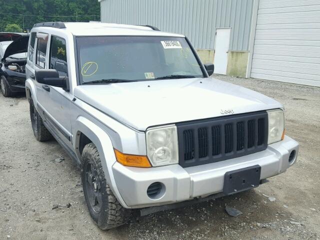 1J8HG48K66C134622 - 2006 JEEP COMMANDER SILVER photo 1
