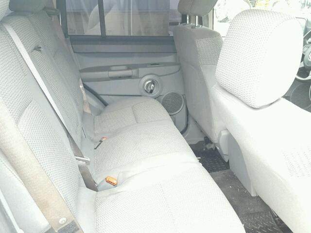 1J8HG48K66C134622 - 2006 JEEP COMMANDER SILVER photo 6