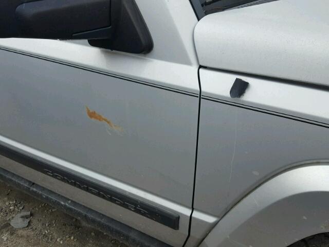 1J8HG48K66C134622 - 2006 JEEP COMMANDER SILVER photo 9