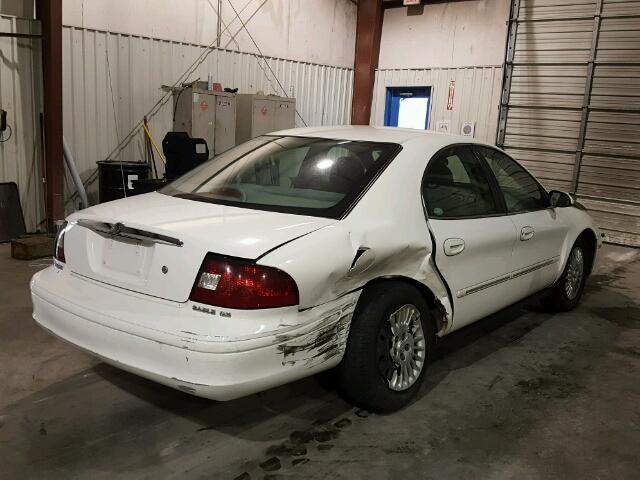 1MEFM50U31A622262 - 2001 MERCURY SABLE GS WHITE photo 4