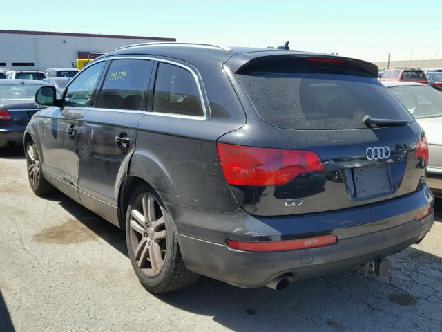 WA1BY74L07D093226 - 2007 AUDI Q7 3.6 QUA BLACK photo 3