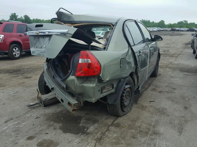 1G1ZS51F06F141473 - 2006 CHEVROLET MALIBU LS 绿色 照片 4