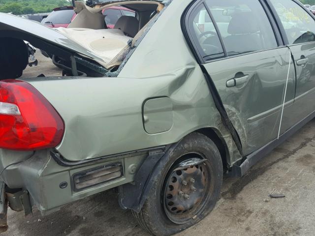 1G1ZS51F06F141473 - 2006 CHEVROLET MALIBU LS 绿色 照片 9