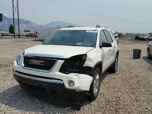 1GKKRPED8CJ304487 - 2012 GMC ACADIA SLE WHITE photo 2